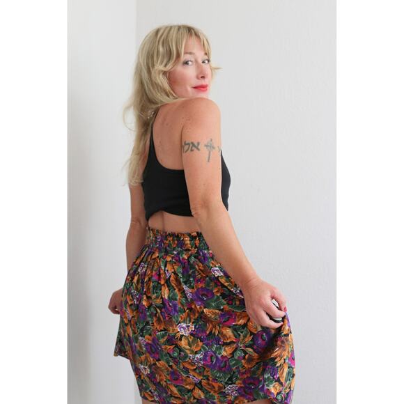 1980's Vintage Freddie's Best A-Line Pleat Skirt Women's MD LG 25" to 32" Waist - Picture 9 of 9